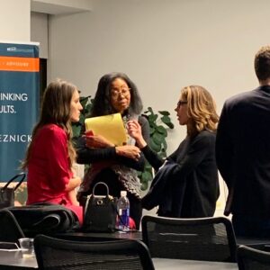 Jessica Versteeg Instagram - Another great panel from #blockchainweek in #NewYork!  We talked about everything from cannabis on the blockchain @paragoncoin to the future of cryptocurrency. In this clip I was talking about banks and and what they are doing to the poor. The question was, where do I see bitcoin in 5 years? 
It may be hard for some of you to believe, but there are two billion people in the world that still do not have a bank account. This means they do not have access to the security a bank can provide or the convenience of paying a bill online. 
What’s even more shocking is that there are many people in the US that do not have a bank account. Without access to savings and credit, these people cannot participate in the virtuous cycle of economic growth, this is just one of many vicious cycles that is keeping the poor, poor.

Part of this evil banking cycle that keeps the poor, poor is when the banks charge people for not maintaining a minimum balance, basically not having enough money. Anywhere from $5 to $25 per month (that’s a lot when you are living paycheck to paycheck). Imagine paying your own way through college,  rent,  insurance,  food,  books,   mwhatever college kids have to pay for, working nights while going to school all day and living paycheck to paycheck. Then imagine a bank charging you for not maintaining the balance they want you to have. All while knowing the bank is playing with your money (Banks use the money deposited by their customers to make money, both directly and indirectly). Imagine being a single mom, working 2 jobs, raising 3 kids, living paycheck to paycheck. Just trying to keep food on the table, a roof over the head of the children she wants to protect, paying for school activities, clothes for kids that keep growing, and then seeing the bank is charging you for not maintaining the minimum balance (shout out to my mom!). All while knowing when she deposits her hard earned money, the bank is turning around and investing her hard earned money by giving loans to other bank customers so they can earn interest — yet she does not have enough to take out a loan for herself.
