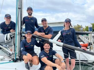 Jessica Watson Instagram - 📣 So excited for and proud of this campaign! 
 
✔️Fantastic crew
✔️Incredible little boat
✔️The iconic Rolex Sydney to Hobart Yacht Race
✔️Sailing in support of the Stroke Foundation 
✔️50 sleeps to race day 
 
Azzurro is a boat I’ve fangirled for years. She’s the same type of boat, an S&S 34, that I sailed around the world and as Pink (now my own Credence) who starred in Netflix’s True Spirit.  
 
I couldn’t be more proud to be supporting @strokefdn as part of this race. Since my partner Cam passed away as the result of a stroke in 2021, I’ve gained such an appreciation for the work the Stroke Foundation does to prevent and treat stroke and support survivors. Donation link can be found in my bio. Every donation will be the most fantastic motivation for us on watch in the early hours of the morning, sleep-deprived, waves breaking over us, battling seasickness! 
 
Thrilled to be doing this with:
• @netflixanz – how great to have their support off the back of the release of True Spirit earlier this year 🍿
• @alanamariajewellery – gorgeous Australian jewellery brand ✨
• @zhikaustralia – innovative sailing gear, we’d be in trouble without them and another great Australian export  
• @goldcoastcitymarina 
• @dimensionpolyant 
• @hobartwhisky 
• @wrap_it_marine 
• @clubmarine_insurance 
• @marinemedicalsolutions 
• @southernseasmarine 

@azzurroyachtracing 

#rolexsydneyhobart #rolexsydneyhobartyachtrace #RS2H #RS2H2023 #truespirit #netflix #strokefoundationaustralia #preventstroke #fightstroke #sparkmanandstephens #zhik #zhikteam