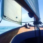 Jessica Watson Instagram - A totally relaxing afternoon on the water going nowhere fast. Love an engine cover that doubles as a cheese board 👌