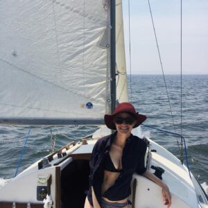 Jessica Watson Instagram - Bigger boat doesn’t necessarily equal more fun, in fact it may be the opposite! Have always loved the #gippslandlakes and it’s especially nice to visit and see the region as beautiful as ever in the wake of the bushfires. 
#visitgippsland 
#holidayherethisyear