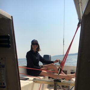 Jessica Watson Instagram - Bigger boat doesn’t necessarily equal more fun, in fact it may be the opposite! Have always loved the #gippslandlakes and it’s especially nice to visit and see the region as beautiful as ever in the wake of the bushfires. 
#visitgippsland 
#holidayherethisyear