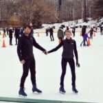 Jessica Watson Instagram - Who knew @cameron.dale1 is annoyingly good at #iceskating 🤷‍♀️ #bladesofglory