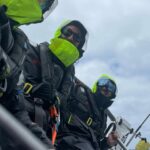 Jessica Watson Instagram – 📷 @officialrolexsydneyhobart @azzurroyachtracing photo dump: 

1. Pretty much sums up the race
2. & 3. Letting down the team with my 🕶️ game – anything for a bit of relief from the saltwater onslaught 
4. Ready for sked 😂
5. An S&S34 doing 14 knots 😮
6. Throwing up a wake on the final approach to the finish line – a very rare few minutes of downwind sailing 
7. Azzurro fans 💙 and accurate representation of wave height 😏
8. Recovery underway. Time to pack the well-used hyperthermia blanket away. 9 stitches in @xavier.doerr ‘s hand. Let’s not talk about how “wonderful” the cabin smells 
9. & 10. Just the best to share adventures with mates 💙💙💙