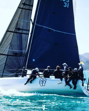 Jessica Watson Instagram - No words to describe how special Hamilton Island Race Week was. 

Salt water, beautiful islands, adrenaline, whales, many beers and long days of very cool sailing. But mostly the best damm crew (onboard and afar) who I’m so ridiculously grateful for and for what they’ve done to make this adventure possible. 

Absolutely nothing more healthy for the 💔.

🩴🩴🩴🥉⛵️🤙

📷 Thank you @sailorgirlhq & @saltydingomedia! 
#HIRW #cape31 #cape31aus