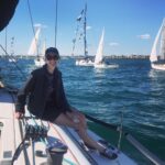 Jessica Watson Instagram - Finally. Celebrating the start of the sailing season with sunshine, bubbles and some questionable dancing. ☀️🍾🕺😂