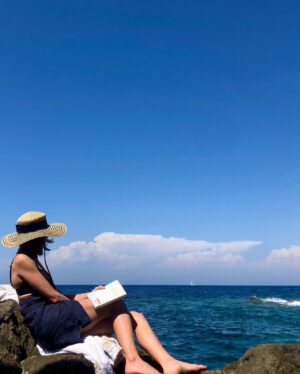 Jessica Watson Instagram - Current philosophy of aggressively doing things that are good for the soul has been well achieved these last few weeks. ✔️
Salty Mediterranean, stunning setting, delicious food and wonderful company. ❤️ So grateful to be so throughly spoilt! 

🌊🏊‍♀️🏰🍨🍨🍨
