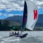Jessica Watson Instagram – 📷 @officialrolexsydneyhobart @azzurroyachtracing photo dump: 

1. Pretty much sums up the race
2. & 3. Letting down the team with my 🕶️ game – anything for a bit of relief from the saltwater onslaught 
4. Ready for sked 😂
5. An S&S34 doing 14 knots 😮
6. Throwing up a wake on the final approach to the finish line – a very rare few minutes of downwind sailing 
7. Azzurro fans 💙 and accurate representation of wave height 😏
8. Recovery underway. Time to pack the well-used hyperthermia blanket away. 9 stitches in @xavier.doerr ‘s hand. Let’s not talk about how “wonderful” the cabin smells 
9. & 10. Just the best to share adventures with mates 💙💙💙