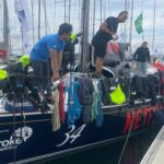 Jessica Watson Instagram – ๐ท @officialrolexsydneyhobart @azzurroyachtracing photo dump:
1. Pretty much sums up the race
2. & 3. Letting down the team with my ๐ถ๏ธ game – anything for a bit of relief from the saltwater onslaught
4. Ready for sked ๐
5. An S&S34 doing 14 knots ๐ฎ
6. Throwing up a wake on the final approach to the finish line – a very rare few minutes of downwind sailing
7. Azzurro fans ๐ and accurate representation of wave height ๐
8. Recovery underway. Time to pack the well-used hyperthermia blanket away. 9 stitches in @xavier.doerr โs hand. Letโs not talk about how โwonderfulโ the cabin smells
9. & 10. Just the best to share adventures with mates ๐๐๐
