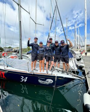 Jessica Watson Instagram - Dock-off and sign-on 🎉😬⛵️

Race tracker link in bio. 

Biggest thanks for every donation to the @strokefdn (link in bio). A stroke impacts someone every 19 minutes in Australia and most people don’t realise that 30% of these are younger people.