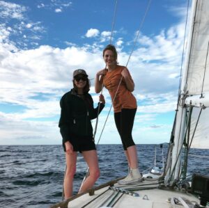 Jessica Watson Instagram - Me or awesome actress looking natural on the water? Almost ready for filming to start. 😱🎉 

#netflixmovies