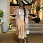 Jessica Williams Instagram – Got to wear @simonerocha_ to the @sagawards after party a couple weeks ago and the dress and gloves and purse straight up  made me GLOW. Hung with my bestie @sallywallylee & met and fell and love with the Severance gals! Highlights! 

Makeup// @danadelaney 
Hair// @alexander_armand 
Dress// @simonerocha_ 
Stylist// @sarahslutsky