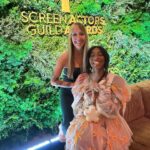 Jessica Williams Instagram – Got to wear @simonerocha_ to the @sagawards after party a couple weeks ago and the dress and gloves and purse straight up made me GLOW. Hung with my bestie @sallywallylee & met and fell and love with the Severance gals! Highlights!
Makeup// @danadelaney
Hair// @alexander_armand
Dress// @simonerocha_
Stylist// @sarahslutsky