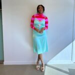 Jessica Williams Instagram - Playful & Fun & Stuff to promote SHRINKING out now on @appletvplus !!!!! Dress & Shirt// @cynthiarowley Jewels & MOODRING (!!)// @mondomondo Size 11 Shoes// @loefflerrandall Stylist// @sarahslutsky Makeup// @cherishbrookehill Hair// @alexander_armand