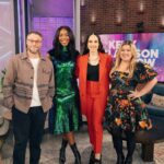 Jessica Williams Instagram – Had a blast looking like a pretty beetle on the @kellyclarksonshow for Shrinking! It airs today! Thank you for having me, Kellz! (I don’t call her that.) 
Makeup// @cherishbrookehill 
Hair// @milesjeffrieshair 
Stylist// @sarahslutsky 
Dress// @stinegoyastudio 
Boots// @charleskeithofficial
Purse// @katespadeny
