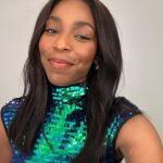 Jessica Williams Instagram – Had a blast looking like a pretty beetle on the @kellyclarksonshow for Shrinking! It airs today! Thank you for having me, Kellz! (I don’t call her that.)
Makeup// @cherishbrookehill
Hair// @milesjeffrieshair
Stylist// @sarahslutsky
Dress// @stinegoyastudio
Boots// @charleskeithofficial
Purse// @katespadeny
