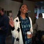 Jessica Williams Instagram - Now filming: Season ✌🏾of Shrinking! styled by @allysonfanger 📸// @johnbrawley