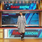 Jessica Williams Instagram - Once a correspondent always a correspondent! J Willy reporting for duty baby! Felt so good to be back. Missed my cozy kind and funny @thedailyshow fam. Thank you for having me I love you guys and I LOVE JON STEWART! Thank you SO MUCH @thombrowneny Stylist// @sarahslutsky Makeup// @rebeccarestrepo Hair// @hairbyromorgan