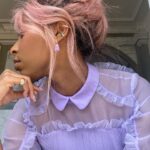 Jessica Williams Instagram - spring time pastel witchy vibes for another fantastic beasts press day Thank you @bora_aksu 💕 Makeup: @official_maria_asadi Hair: @jamescatalanohair Styling: @sarahslutsky Dress: @bora_aksu Jewels: @crystalhazejewelry