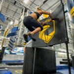 Jessie Graff Instagram - This obstacle is so cool! I’ve been seeing videos of super creative #obstacles at @motive_movement for years, and i finally got to go! Thank you so much to @mr.brettsims @grace_jones_sims and @bootiecothran for having me! #ninjawarrior #americanninjawarrior #jumpingspider