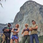 Jessie Graff Instagram - Thank you so much @hansflorine for bringing @oliviavivian and I up the Nutcracker on #ManurePile (still can’t believe it’s called that! 😂). We’re so lucky to be introduced to some of the most epic climbs in the world by such a legend! And thank you @aardvarkandersonphoto for the lovely photos!!! #yosemitenationalpark #yosemiterockclimbing #rock limbing