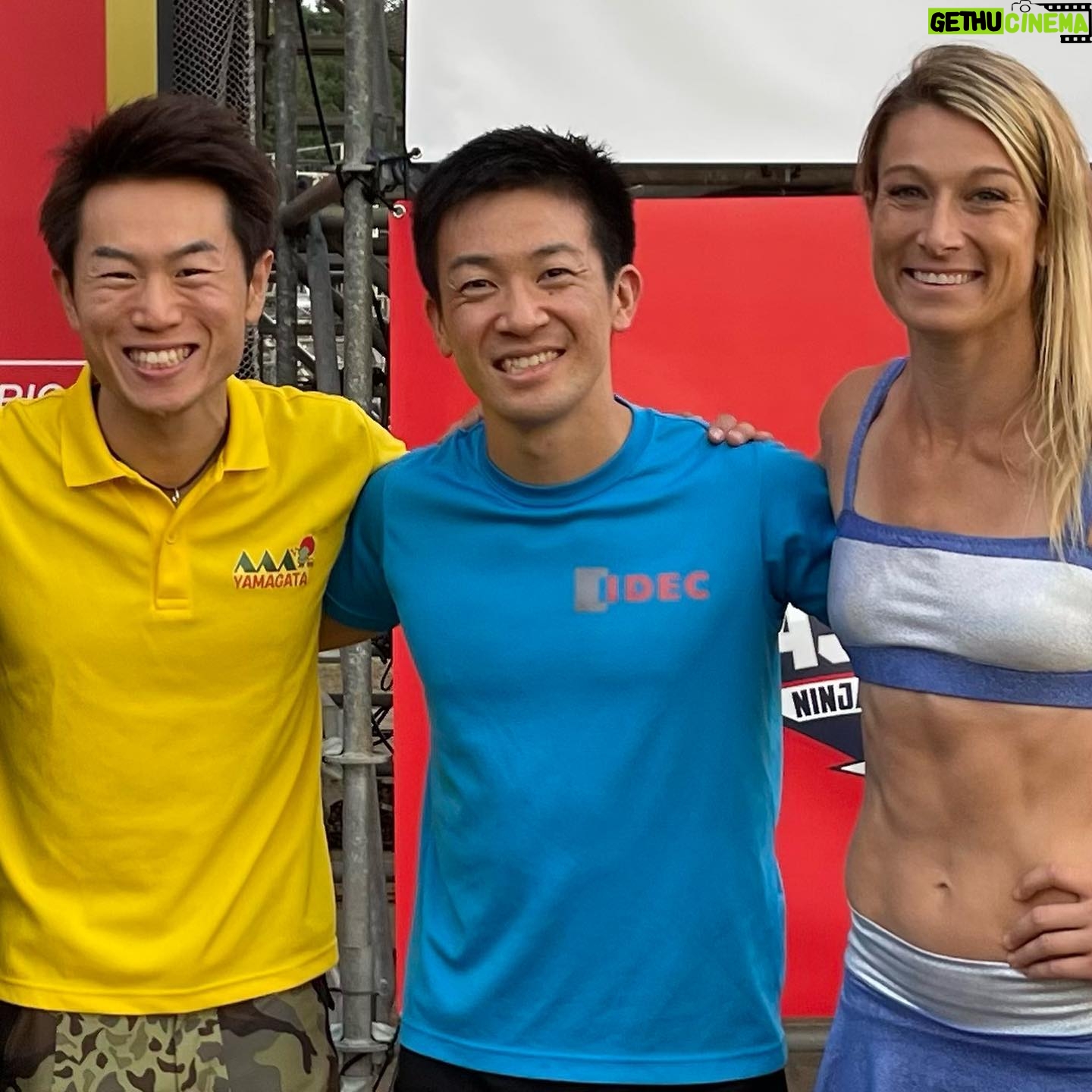 Jessie Graff Instagram - Congratulations @sasuke_tbs on your 40th Anniversary!!! Thank yo so much to @inuimasato for inviting me. It’s always such an honor! and thank you to @makitosugi and our translator @lei_shiba for making it such a wonderful experience! And ありがとう to all my #sasuke friends who helped me analyze obstacles and practice my Japanese! #ninjawarrior #sasuke40th