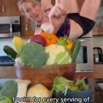 Jessie Graff Instagram - I’m not great at disciplining myself into healthy habits, but I’m great at turning them into a game! How do i get my inner child to want to eat #vegetables? By winning #veggiepoints 🥒🥗🥦. I get one point for every serving of vegetables! (One serving is usually about 1/2 cup) and i share it publicly to hold myself accountable. Share this with your accountability partner and play with me, so we can all stay inspired to eat healthier food! Good luck!