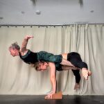 Jessie Graff Instagram - Felt pretty heroic for a moment! But if you never fall, you need harder challenges. I think we found the perfect balance. ⚖️ Which part is better? The success or the fail at the end? 😂 #partnerchallenge #acroyoga #handbalancing #womensupportingwomen #strongwomenlifteachotherup