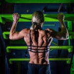 Jessie Graff Instagram - This is one of my favorite pictures of from a shoot I did years ago with @jessiegraffpwr that somehow never got posted. One of the coolest things for me about the shoot was that she was coming off of a pretty significant injury and hadn’t been able to work out the way she wanted to, but still looked beyond strong as she always does. This was actually a quiet moment of reflection before she started doing pull-ups (swipe for that shot), which were the first ones she had done in months. Jessie is one of the nicest and most motivated people I’ve ever met, I wish I had half of her internal drive/motivation!! … #fitness #fitnessmotivation #serenity #blackandwhitephotography #studiolighting #strength #pullups #americanninjawarrior #jessiegraff #stuntwoman