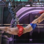 Jessie Graff Instagram - So grateful to be back competing on @ninjawarrior ! And this time, with my mom @ginnymaccoll !!! If you haven’t seen last week’s episode yet, spoiler alerts! Go catch up now! Win: this was the first time I’ve made it to the 5th obstacle without feeling even a little pumped! My grip was so fresh and ready! Room for growth: I had a unique strategy that no one else had tried, which had the potential to save me time and energy. Rather than hold a left hand lockoff, while trying to turn the cube with the thin ledges on the front side, i planned to swing forward and grab any one of the three large jugs on the right side of the cube. My big mistake was not choosing which one to reach for and aiming precisely. I swatted between two jugs and missed both. If i had thought about how (nearly) impossible it would be for me to hold on to a slippery plastic flat ledge on a one armed back swing, i might not have chosen to take that risk. So in hind sight, I do wish I’d taken the more standard path. But i had so much fun strategizing for this obstacle, and wish i could try it again! Thank you so much #americanninjawarrior for another opportunity to solve puzzles and test my limits! I definitely grew stronger and smarter through this challenge!