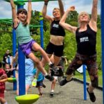 Jessie Graff Instagram - Congratulations to @neighborhood_ninjas on an amazing grand opening of the #ninjafit playground! What city should we build one in next? 😃 #ninjaplayground #grownupplayground #playoutside #ninjawarrior #americanninjawarrior