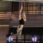 Jessie Graff Instagram - So grateful to be back competing on @ninjawarrior ! And this time, with my mom @ginnymaccoll !!! If you haven’t seen last week’s episode yet, spoiler alerts! Go catch up now! Win: this was the first time I’ve made it to the 5th obstacle without feeling even a little pumped! My grip was so fresh and ready! Room for growth: I had a unique strategy that no one else had tried, which had the potential to save me time and energy. Rather than hold a left hand lockoff, while trying to turn the cube with the thin ledges on the front side, i planned to swing forward and grab any one of the three large jugs on the right side of the cube. My big mistake was not choosing which one to reach for and aiming precisely. I swatted between two jugs and missed both. If i had thought about how (nearly) impossible it would be for me to hold on to a slippery plastic flat ledge on a one armed back swing, i might not have chosen to take that risk. So in hind sight, I do wish I’d taken the more standard path. But i had so much fun strategizing for this obstacle, and wish i could try it again! Thank you so much #americanninjawarrior for another opportunity to solve puzzles and test my limits! I definitely grew stronger and smarter through this challenge!