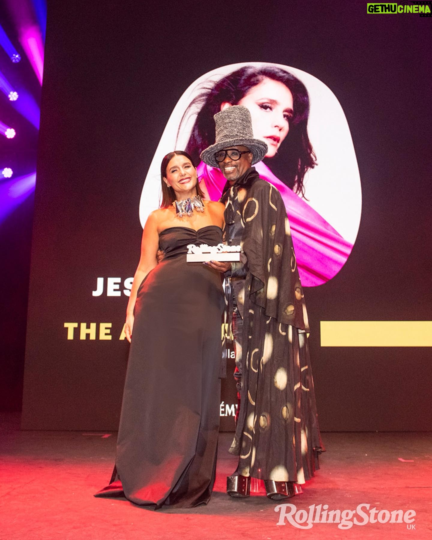 Jessie Ware - 13.5K Likes - Thrilled to have been awarded the Artist Award at the @rollingstoneuk Awards last night. Thank you so much, it’s a huge deal to be recognised as an artist, something I have learnt and re-evaluated about myself for over a decade. I am loving the artist I have become and it’s thanks to my incredible fans, my phenomenal management @sarahcheryljackson @peterloraine & all of my team (special shout out @jordanshepley at Dawbell) that I get to adore doing this. Thank you to the divine and inspiring @theebillyporter for giving me the award, that meant a lot x