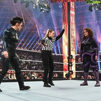 Jessika Evelyn Heiser Instagram - I’m so incredibly blessed to live out a dream every time I go to work. Saudi Arabia 🇸🇦 you never disappoint and I’m honored to have worn the stripes for 4 matches over the past few days. Hail to the new Queen and King. Now let’s get home. 🩵✈️ #wwekingandqueen #smackdown #lyravalkyria #niajax #biancabelair #jadecargill
