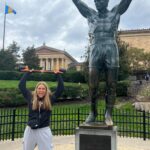 Jessika Evelyn Heiser Instagram - Music: Outside Musician: @iksonmusic Ahead of Wrestlemania 40 in Philadelphia, I made sure to pack my @maxprodetroit for an incredible week! I got into Philadelphia last Tuesday so definitely didn’t know what my workout options were. Of course had to visit those Rocky steps to get in the work! Lightweight, easy to use, most any exercise you can imagine in a portable light weight travel friendly case. This thing is a game changer. #maxpro #wrestlemania40 #jessikacarr #ladyrefjess