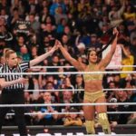 Jessika Evelyn Heiser Instagram - The Queen and King of the Ring Tournament has been 🔥 Proud to be amongst the babes of the blue brand last night 🩵🩵 ✈️ Headed out to our live events in Chattanooga TN and Macon, GA! Let’s have fun! 💪🏻 #smackdown #biancabelair #candicelerae #naomi #niajax #jessikacarr #ladyrefjess