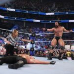 Jessika Evelyn Heiser Instagram - It’s pointing season! The road to Wrestlemania is firing on all cylinders! #drewmcintyre #ajstyles #smackdown #jessikacarr #wrestlemania40