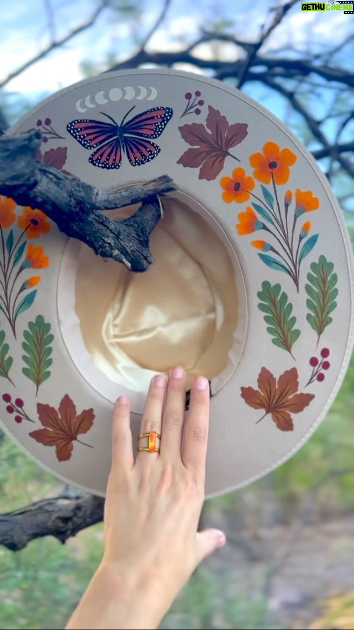 Jewel Instagram - Welcome to the Equinox, @thelunabloomlife is brewing some 🔮magic🔮 in one of her custom made hats aptly named Equinox, to celebrate @songlinesbyjewel Equinox Collection Drop.