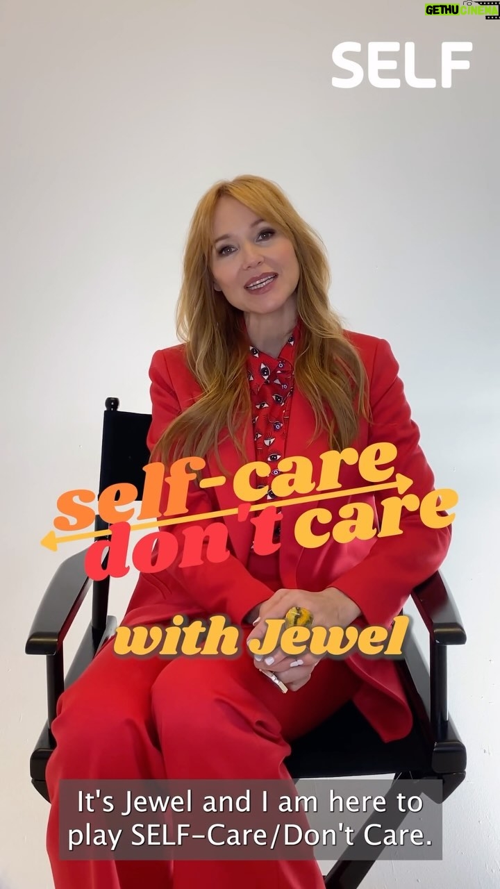 Jewel Instagram - We’re back with another episode of Self-Care / Don’t Care featuring “your neighborhood folksinger,” Jewel (@jewel). So how does the music legend really feel about naps? How about staying up late? Watch to find out.