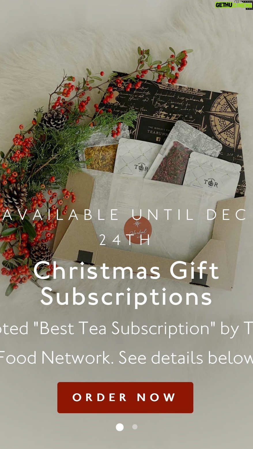 Jewel Staite Instagram - Last minute gift idea? I gotchu! Tea subscription boxes can be purchased online and sent to the recipient’s inbox on Christmas morning 🎄❤️ Visit tearunners.com or @tearunners