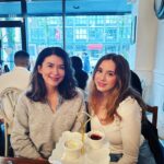Jewel Staite Instagram - TV mother daughter tea time 🫖 @edensgilmore @familylaw_tv