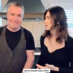 Jewel Staite Instagram – My best bud, my old roommate, and my costar twice over: Paul McGillion 😍
Stay tuned for our virtual cooking class in the New Year! No, for real.

Halibut burgers
2 halibut fillets, 6 oz each, skin removed 
1 tbsp salted butter 
1 tbsp extra virgin olive oil 
Fresh focaccia 

Tarter sauce
2 tbsp mayo
1 tsp Dijon
1 tbsp relish
A dash of Tabasco

Coleslaw
1 cup coleslaw mix (shredded cabbage and carrots)
Juice of half a lemon
1 tbsp white wine vinegar
1 tsp good quality olive oil 
Salt and pepper to taste 

Quick Salad Dressing 
1 tsp Dijon
1 tsp maple syrup
1 tsp balsamic vinegar
2 tbsp good quality olive oil

Mix up the ingredients for the tartar sauce in a bowl and set aside. 
Mix up the ingredients for the coleslaw and set aside. 
Season the fish with salt and pepper. Heat a medium sized frying pan over medium high heat. Add the butter and olive oil and fry the fish three minutes a side, basting with the butter and olive oil in the pan as you go. 
To assemble, spread the tartar sauce on toasted focaccia. Top with halibut, coleslaw, and sliced avocado. 

#amateurkitchen