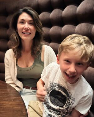Jewel Staite Instagram - The anatomy of being a boy mom 🩵