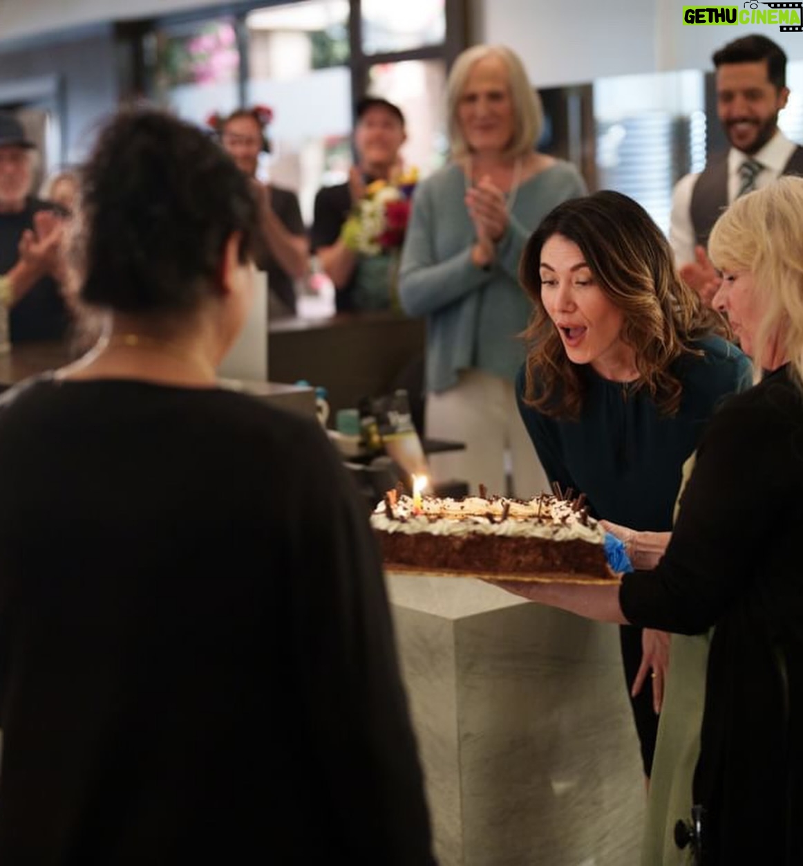 Jewel Staite Instagram - I hereby declare this birthday week over. I’ll go back to being obnoxious about it on May 27, 2025. Some highlights and a throwback to me with the two people who taught me how to celebrate ✨