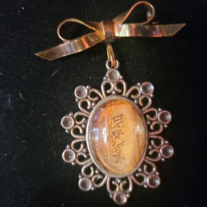 Jill Wine-Banks Instagram - Join me on @allinwithchris tonight talking about our Constitution and wearing my We The People JillsPin. See you then.