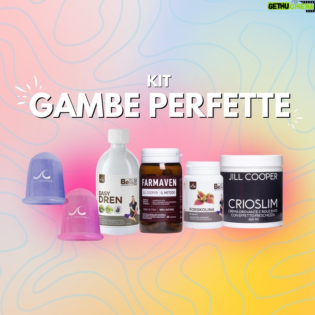 Jill Cooper Instagram - Un vero e proprio protocollo creato per le tue gambe da Jill Cooper ✅ Potenzia il ritorno venoso ✅ Drena i liquidi in eccesso ✅ Migliora gli inestetismi della cellulite ✅ Aiuta a perdere centimetri Novità su jillcooper.it Riguarda il Live, link in bio ~~~~ #jillcooper #benessere #gambe