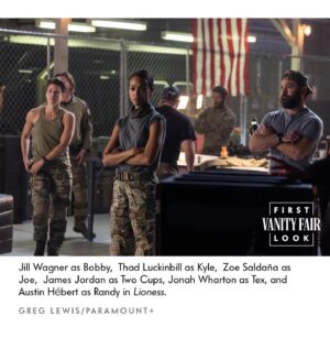 Jill Wagner Instagram - Thank you @vanityfair for giving Lioness a first look . I am so honored . So proud of our amazing team !  Link to the article is in my bio.  Or here https://www.vanityfair.com/hollywood/2023/05/lioness-first-look/amp