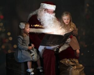 Jill Wagner Instagram - For years, I’ve been asking my father to play Santa. I really do think that he is Santa Claus….. just on vacation… Who also rides a Harley. 😂However, to my surprise, this year, he was totally willing to do it, and I captured it with my girls in a beautiful picture in which I hope they will treasure forever. Big Wag knocked it out of the park @deweyballwagner . Thanks to Marie our amazing photographer who never creases to amaze me !
