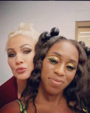 Jillian Faye Hall Instagram - I’m so late on posting the rest of my pics of RR… always good times! #royalrumble2022 #wwe