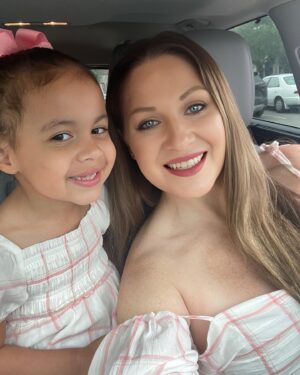 Jillian Faye Hall Instagram - Oh my sweet Violet, you’re my favorite part of the day! 💜 #happyeaster #mommydaughter #toddlersofinstagram #mybestfriend #myreason
