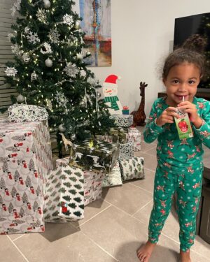 Jillian Faye Hall Instagram - Merry Christmas! ❤️💚 #floridachristmas #familytime #toddlersofinstagram #mommydaughter #2023 #merrychristmas